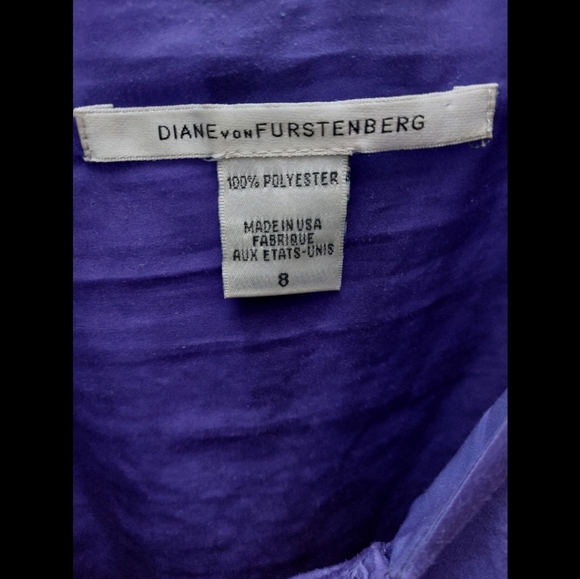 Diane Von Furstenberg Purple Flowy Cami - Picture 7 of 7